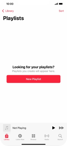 Press New Playlist.
