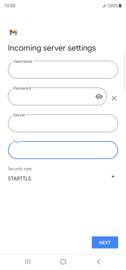 Press the drop down list below 