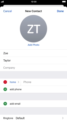 Press Phone and key in the required phone number.