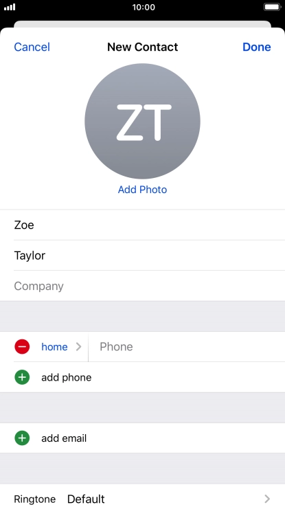 Press Phone and key in the required phone number.