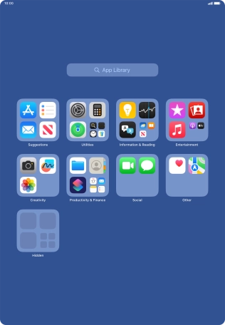 The app is now placed in the Hidden folder in the App Library.