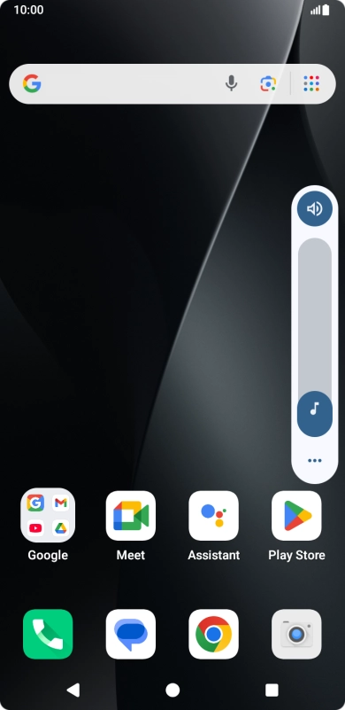 Press the sound mode icon.