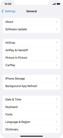 Press Background App Refresh.