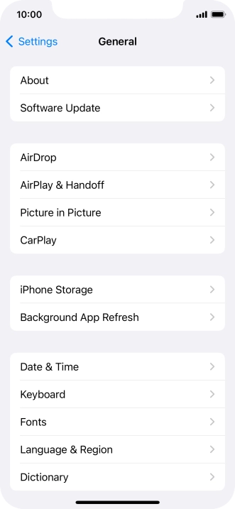 Press Background App Refresh.