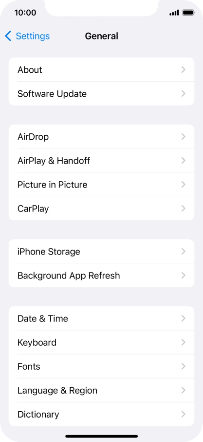 Press Background App Refresh.