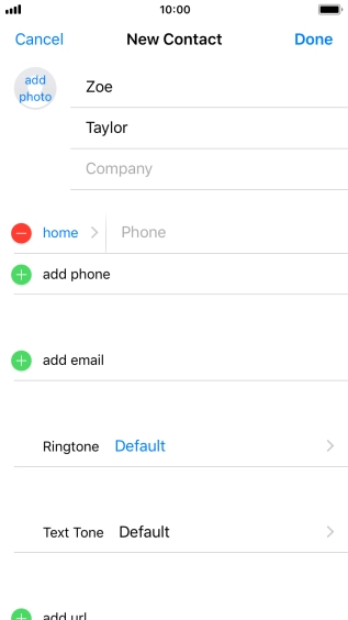 Press Phone and key in the required phone number.