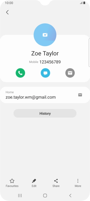 Press the call icon.