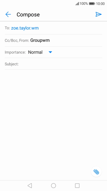 Press the field next to 