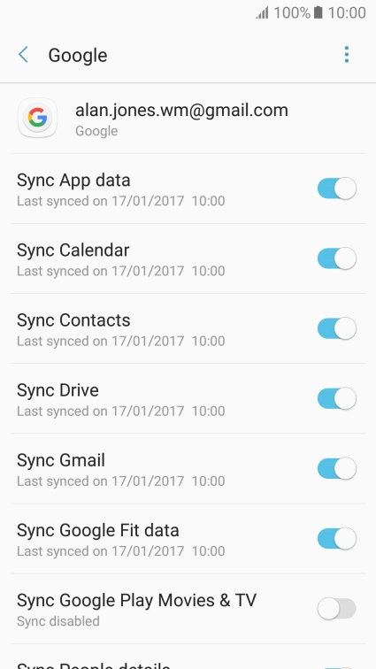 Press the Home key to return to the home screen.
