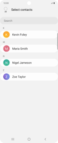 Press the field above 