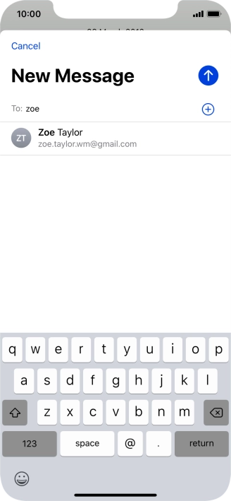 Press the required contact.