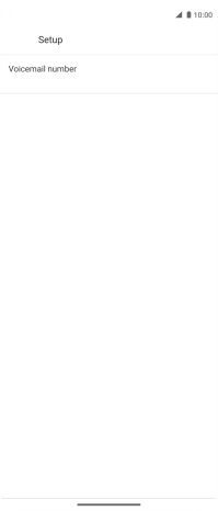 Press Voicemail number.