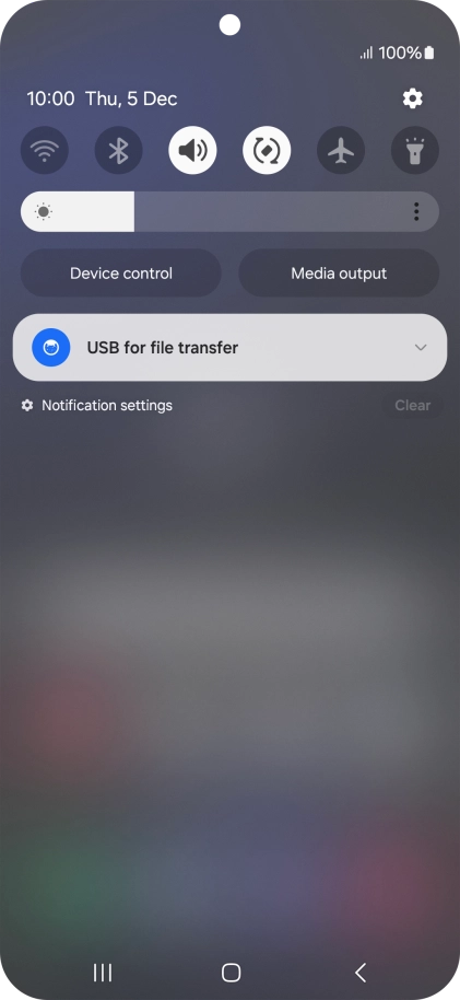 Press the drop down list.