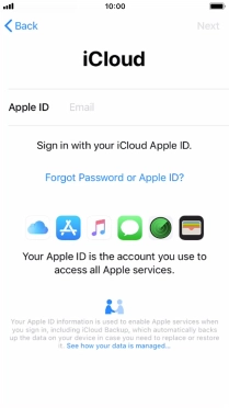 Press the field next to 