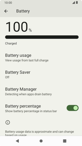 Press Battery Saver.