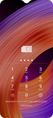 If you're asked to key in your PIN, do so and press arrow right.