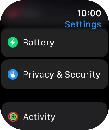Press Privacy & Security.