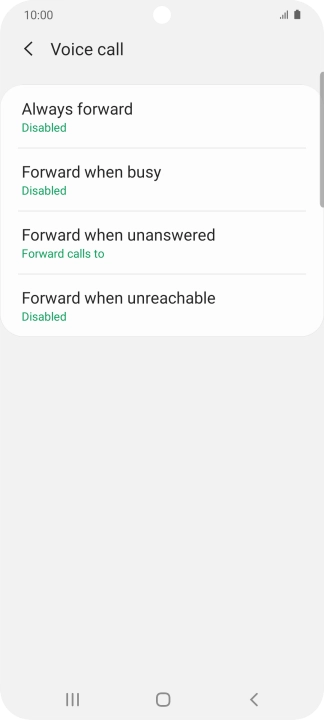Press the Home key to return to the home screen.