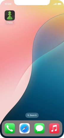 Press and hold the required app.