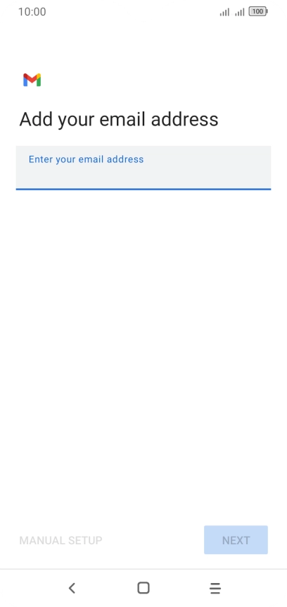 Press the field below 