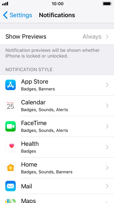 Press Show Previews.