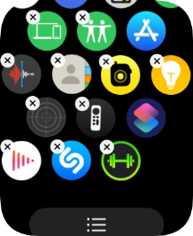 Press the delete icon next to the required app.