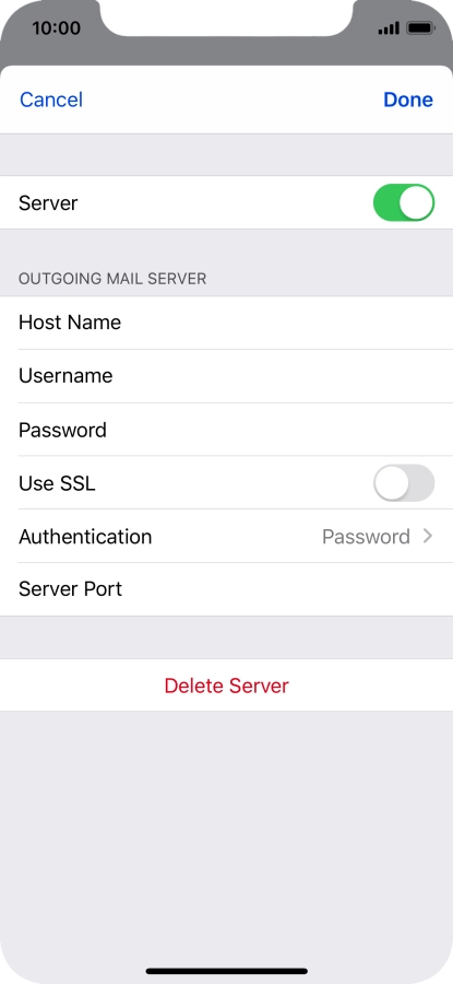 Press Authentication.