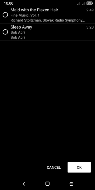 Press the required ring tones to hear them.