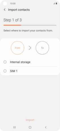 Press the name of the SIM.
