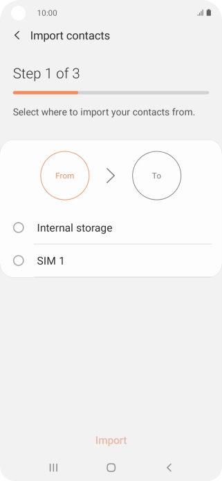 Press the name of the SIM.