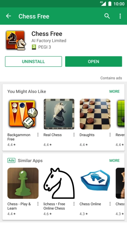 Press the Home key to return to the home screen.