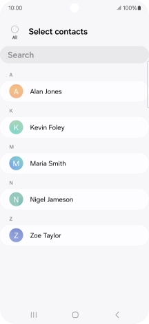 Press the field above 