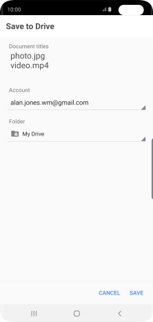 Press the field below 