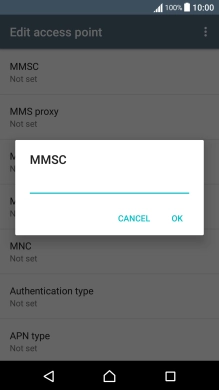Key in http://pxt.vodafone.net.au/pxtsend and press OK.