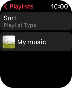 Press the required playlist.