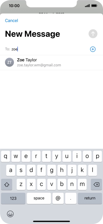 Press the required contact.