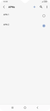 Press the Home key to return to the home screen.