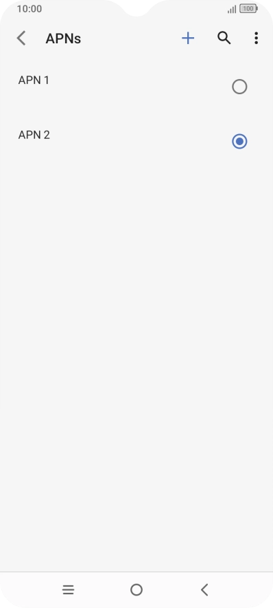 Press the Home key to return to the home screen.