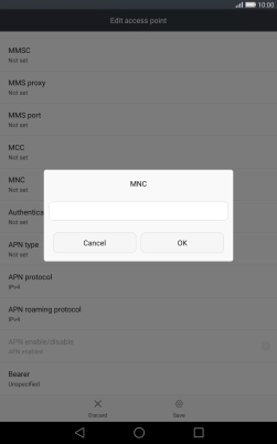Key in 03 and press OK.