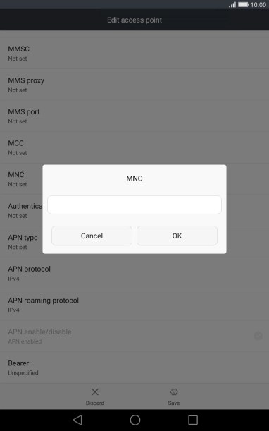 Key in 03 and press OK.