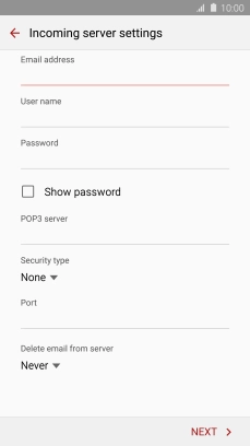 Press the field below 