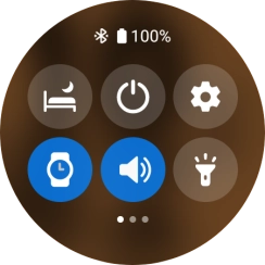 Slide your finger upwards starting from the bottom of the screen to return to the home screen.