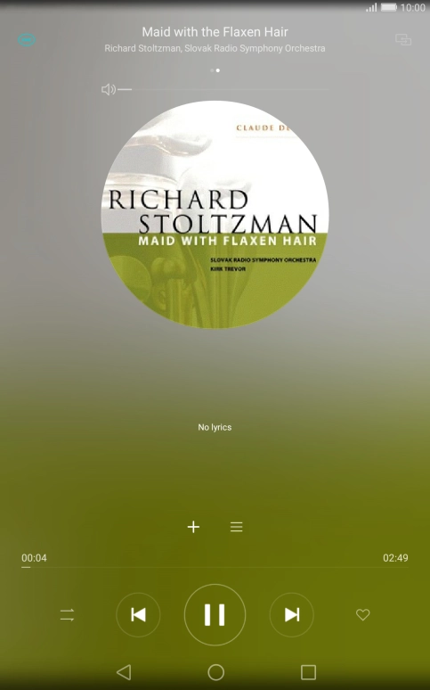 Press arrow right to go to the next audio file.