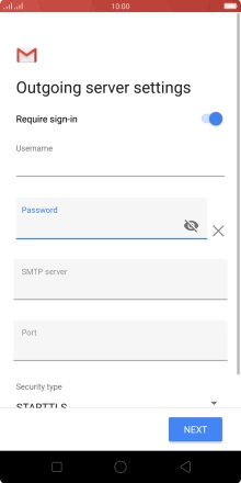Press the field below 