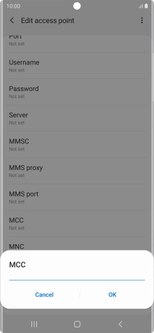 Key in 505 and press OK.