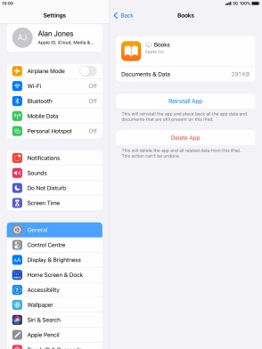 Press the Home key to return to the home screen.