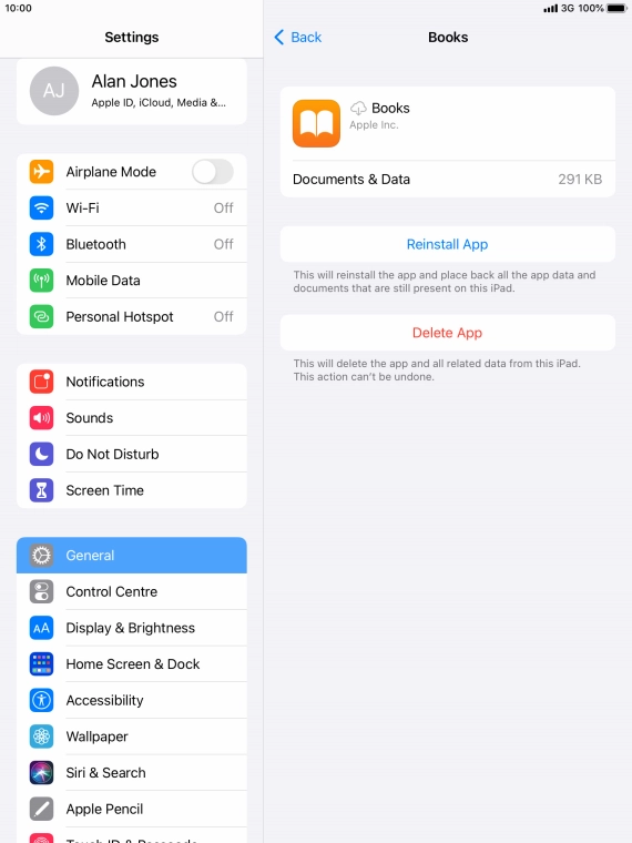 Press the Home key to return to the home screen.