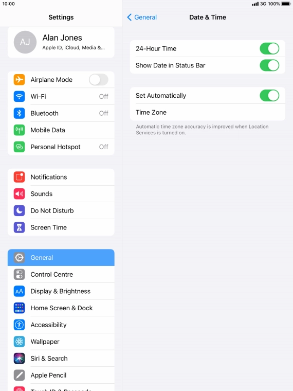 Press the Home key to return to the home screen.