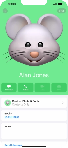 Slide your finger upwards starting from the bottom of the screen to return to the home screen.