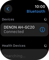 Press the Digital Crown several times to return to standby mode.